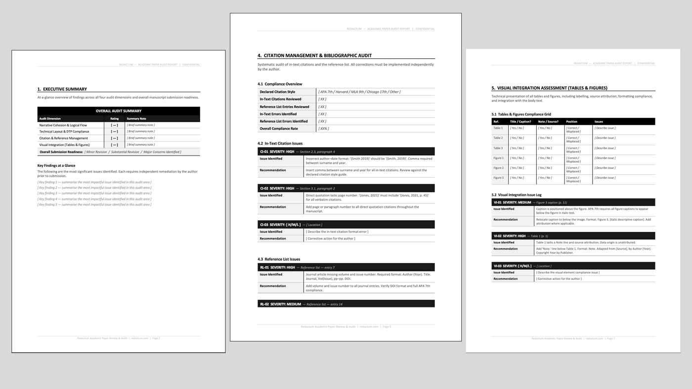 Academic Paper Audit - Priority Package