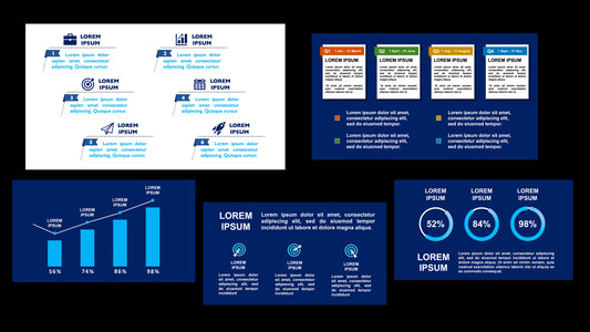 Corporate Blue Executive Data Deck